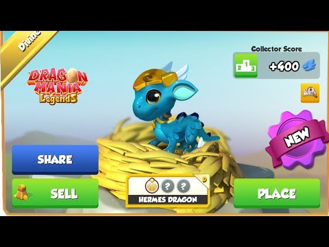 💖Hermes Dragon Hatching ! - Dragon Mania Legends Gameplay Walkthrough Part 1506 HD