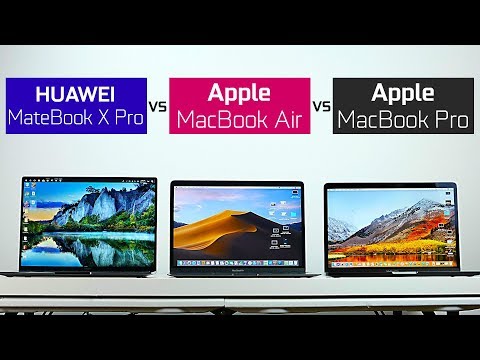 2018 MacBook Air/Pro vs Huawei MateBook X Pro