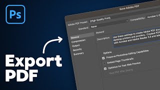 How to Save a PDF in Photoshop