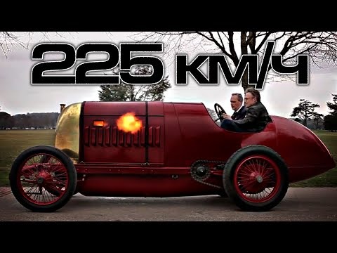100-летний суперкар с 30-литровым движком рвет все шаблоны! Рекорд скорости и редкий суперкар