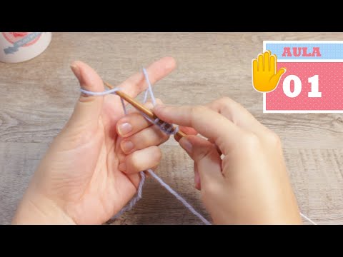 🖐 Knitting Lesson for Left-Handers 01 - Casting on Long Points