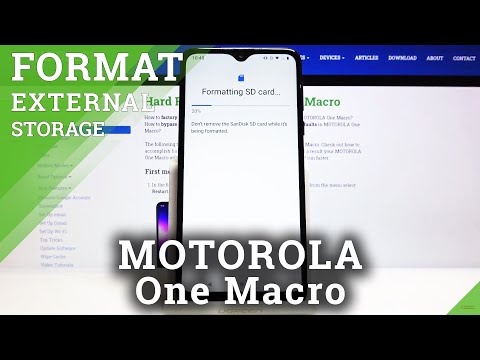 How to Format SD Card in MOTOROLA One Macro – Remove All Data From SD Card