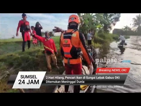 2 Hari Hilang Pencari Ikan Di Sungai Lebak Gabus ditemukan 