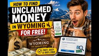 How to find unclaimed money in Wyoming for free