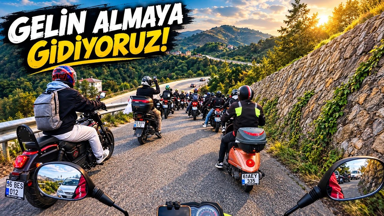 Motosiklet Konvoyuyla Gelin Almaya Gittik! - Mehmetcan Irmak’ın Düğünü