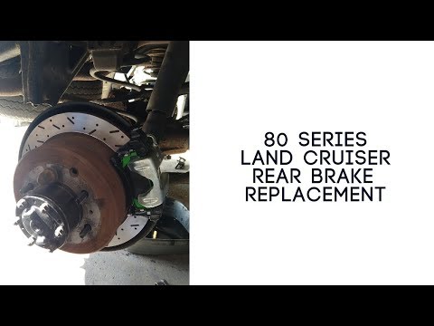 80 Series Rear Brake Replacement. Pads, Rotors, and Calipers