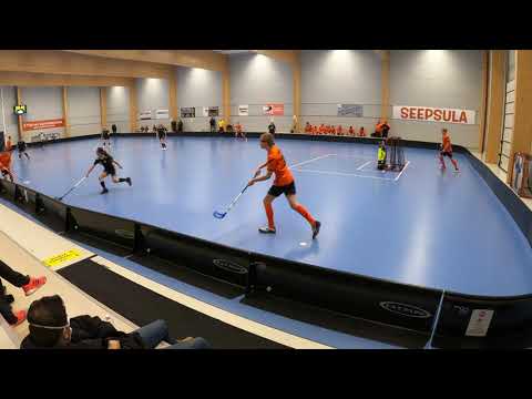 9.12.2021 Korska pojat - FC Tuusula/Blackbirds United T18 - erä 2/3 Tuusulan Salibandyhalli