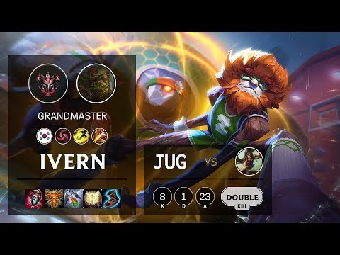 Ivern Jungle vs Nidalee - KR Grandmaster Patch 10.3