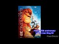 Happy 10th Anniversary To The Lion King 3D