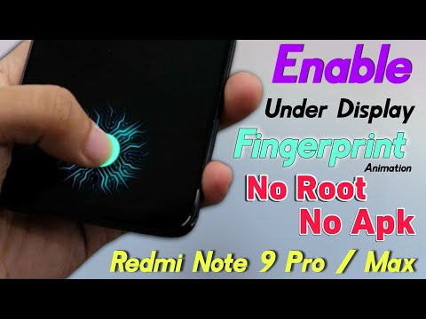 Redmi Note 9 Pro/Max Enable Under Display Fingerprint | In Display Any Redmi & Poco Device