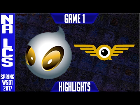Dignitas vs Fly Quest Highlights Game 1 - NA LCS W5D1 Spring 2017 - DIG vs FQ G1