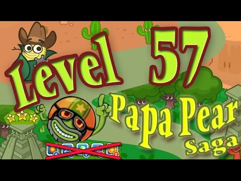 How to beat Papa Pear Saga Level 57 - 2 Stars - No Boosters - 63,590pts