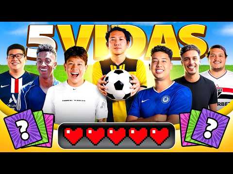 ERROU? PERDE 1 VIDA 💔 FEZ O GOL? GANHA 1 VIDA 💚 (MUITO GOLAÇO E EMOÇÃO) ft. ZAGUEIRO REACTER