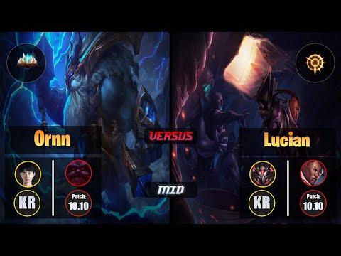 Doinb ORNN (Mid) [Unsealed Spellbook] VS LUCIAN - Grandmaster KR Patch 10.10