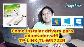 Drivers para adaptador wifi TP-Link TL-WN722N