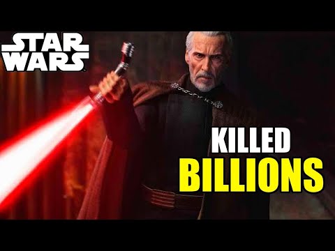 Why Count Dooku Was WAY WORSE Than You Realize