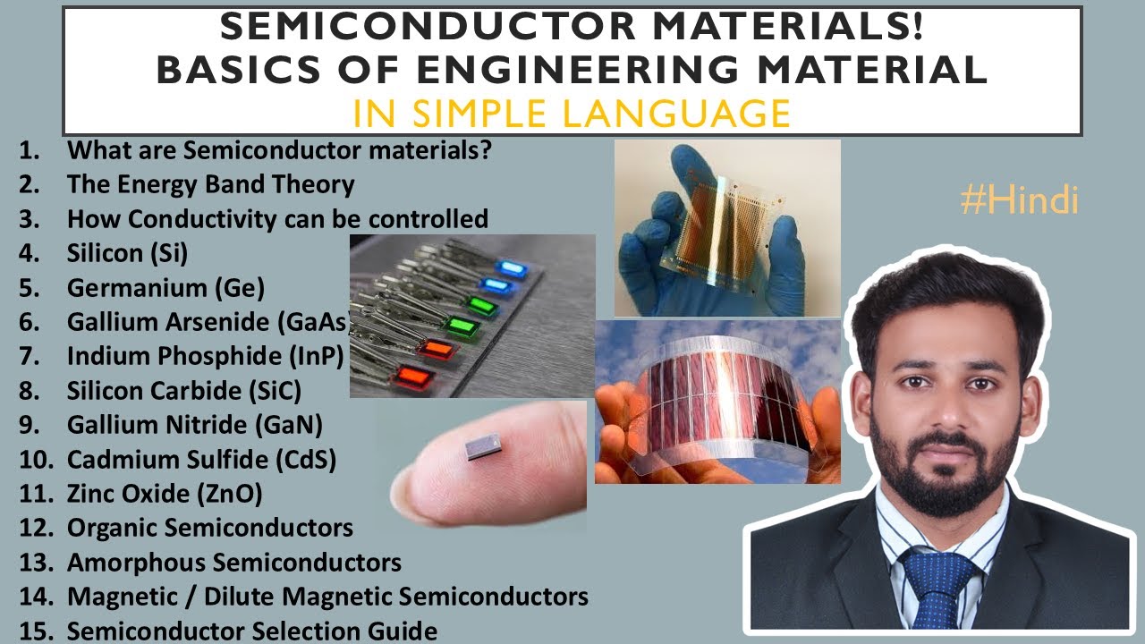 Semiconductor materials! | Basics Of Engineering Materials