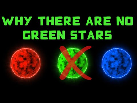 Why there are no green stars? (Stars' Colors)