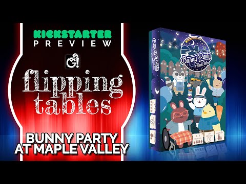 Bunny Party at Maple Valley Board Game Kickstarter Preview and How To Play