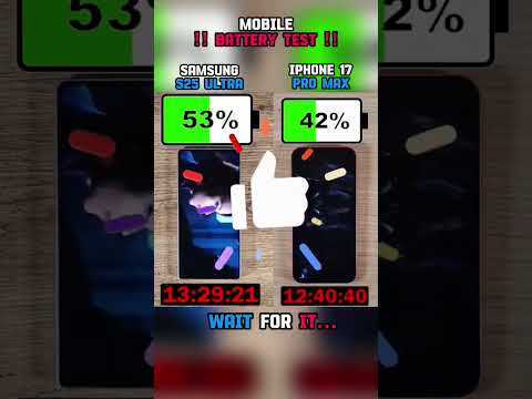 ☠️⚡ IPHONE 17 PRO MAX VS SAMSUNG S25 ULTRA BATTERY TEST!!