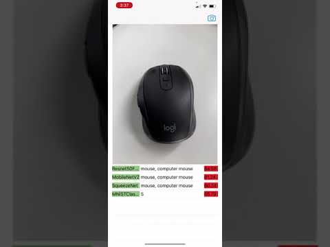 Image Classifier Tester using Apple Core ML Framework