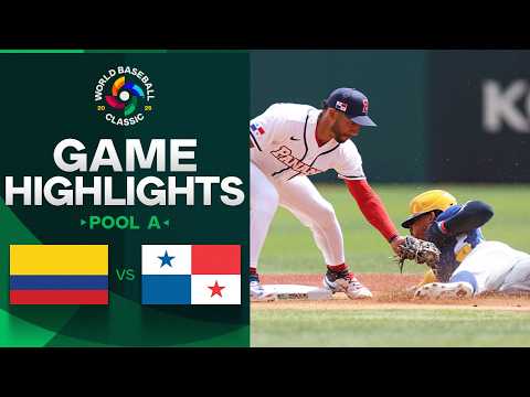 Colombia vs. Panama 2026 World Baseball Classic | Game Highlights
