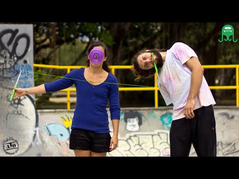 Diabolo Duo - Circo no ato - Carol Costa e Mário Flávio