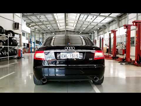 Audi A6 C6 4F 4.2 V8 Mufflers Delete BRUTAL SOUND