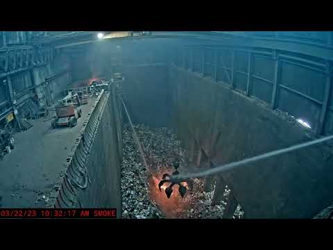 🔥 Watch the Fire Rover Successfully Respond to a WtE Waste Pit Fire 🔥