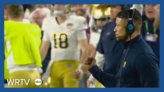 Notre Dame head coach makes history