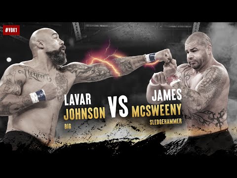 27 sec KO! Lavar "Big" Johnson vs James "The Sledgehammer" McSweeney - Full Fight (VBK1)