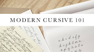 Modern Cursive 101 | The Even Script | An Authentic by Frani Tutorial