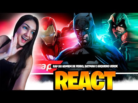 REACT Rap do Homem de Ferro, Batman e Arqueiro Verde - SEM PODERES | 7 Minutoz