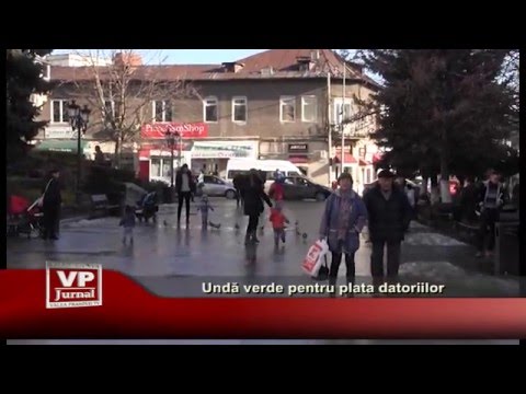 Unda verde pentru plata datoriilor