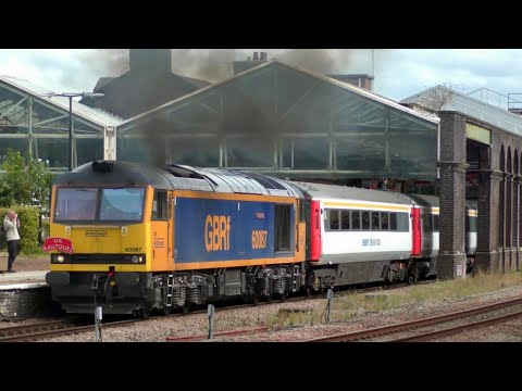 60087 + 57303 on the "Industria Ditat" at Chester! 1Z16 (6/9/25)