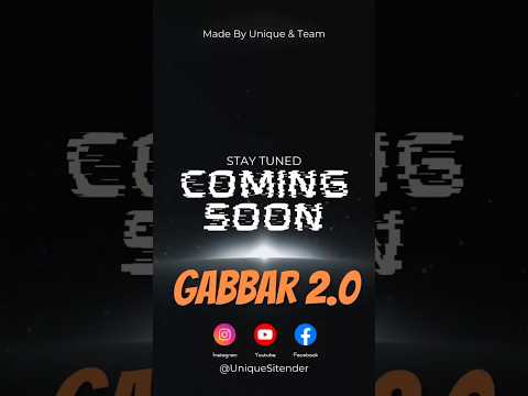 Unique Sitender Gabbar 2.0 - Short Video Shoot (Teaser)