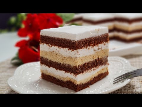 Deca je obožavaju,  gotova za 15 minuta❗Čoko moko torta❗❗❗