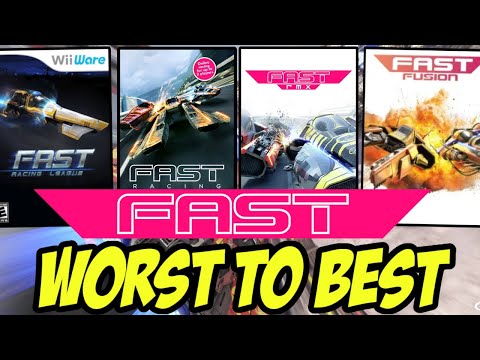 Ranking Fast Fusion, Fast RMX, Fast Racing Neo & Fast Racing League WORST TO BEST