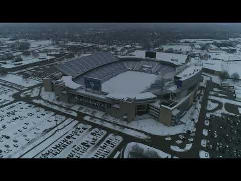 Lexington, KY on ICE! Snow Storm February 2021 - Drone + iPhone 11 footage