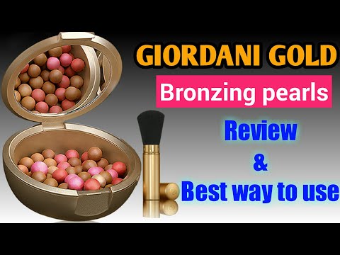 Giordani gold bronzing pearls : Review of bronzing pearls | Oriflame bronzing pearls review & price