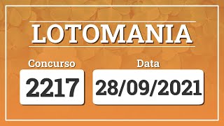 Capa de LOTOMANIA 2217
