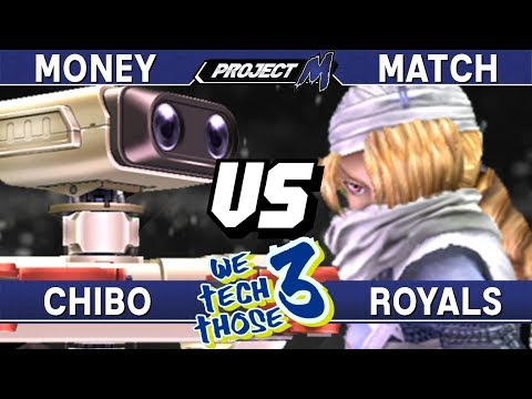 Project M - Chibo (ROB) vs Royals (Sheik) - We Tech Those 3 Money Match