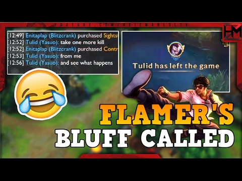 CALLING A FLAMER'S BLUFF | Unranked to Diamond S7 #5 - League of Legends