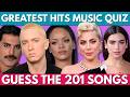 GUESS THE 201 SONGS EVERYONE KNOWS Song Quiz