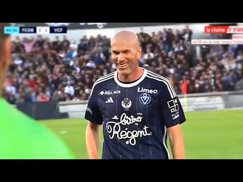 Zidane Plays for Bordeaux after 30 years!