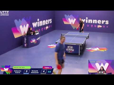 WINners CUP table 1 25.01 Datsenko Andrei - Skripnik Aleksandr 17:00