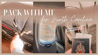 Pack With Me for North Carolina | Organizing and Prepping for a Long Trip // Packing Vlog