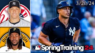 New York Yankees vs Pittsburgh Pirates | Spring Training Highlights | 3/20/24
