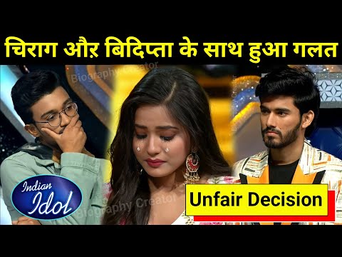 Chirag and Bidipita Unfair Decision of Indian Idol 2023 Today Episode | Indian Idol Season 13