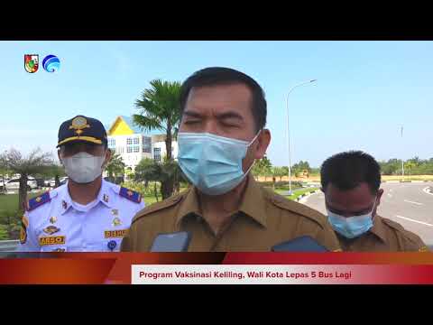Program Vaksinasi Keliling, Wali Kota Lepas 5 Bus Lagi